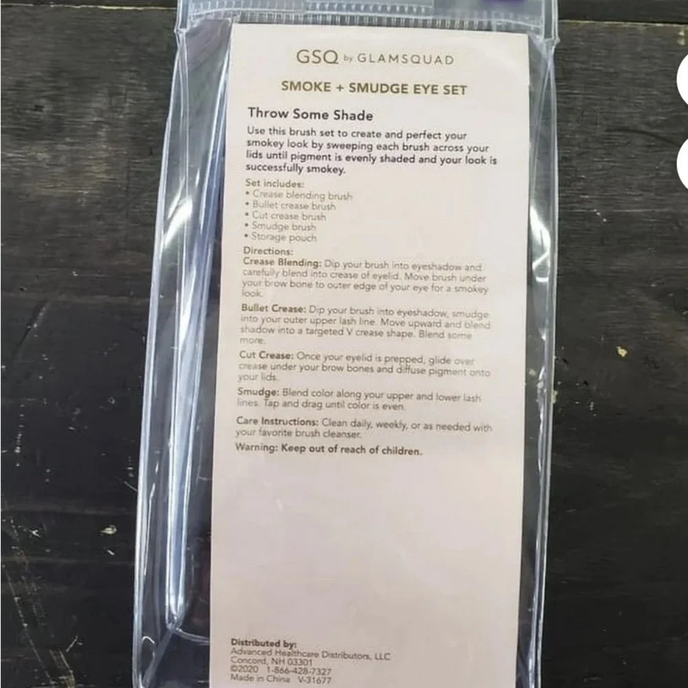GSQ by Glamsquad Smoke and Smudge Eye Brush Set
